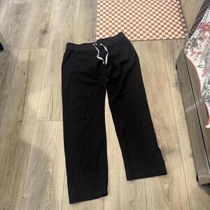 FIGS Technical Collection Black Scrub Pants Size L